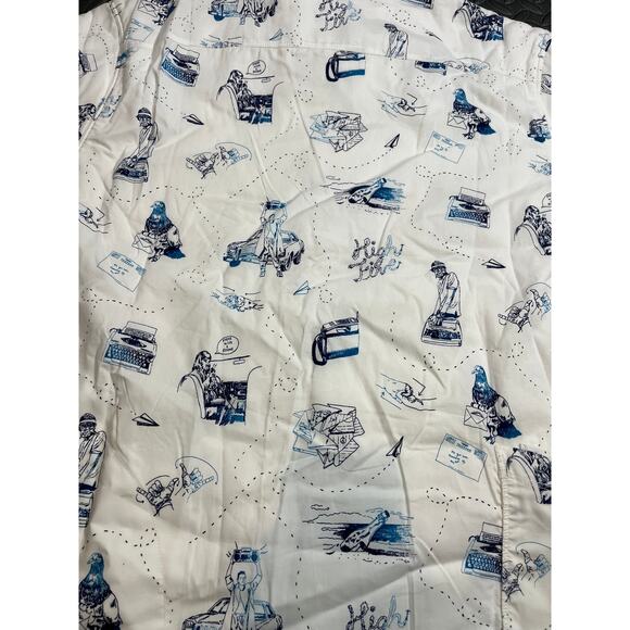 NWT California Cowboy Men’s High Water Shirt - The Analog, White Sand Size Large - Picture 6 of 12